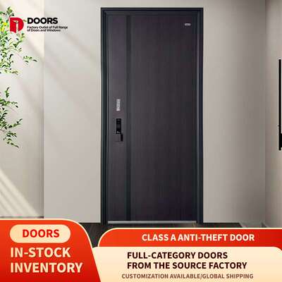 A28款 新国标4级KD甲级门防盗门家用进入户门安全极简门别墅大门