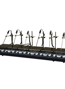 TS-WJGW-5LX6六联微晶磁力搅拌器 500度微晶磁力搅拌器多联玻璃