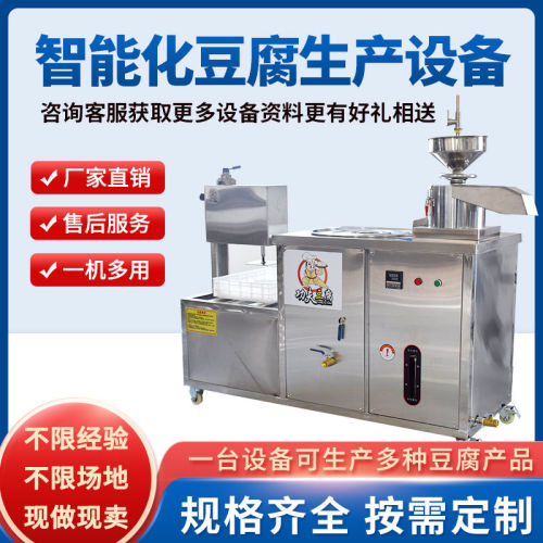 1吨-5吨大型商用豆腐生产线 优选功夫豆腐机 全自动豆制品设备