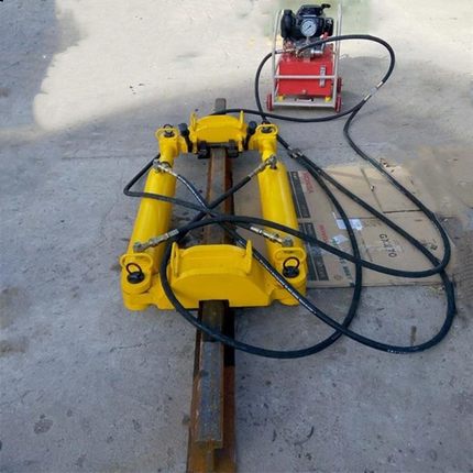 90吨钢轨液压拉伸机 YLS-900轨道拉伸机 1000钢轨拉伸机