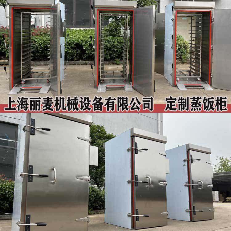 厂家商用大型蒸房食品加工杀菌双门推车三门蒸糕蒸米饭蒸食品柜