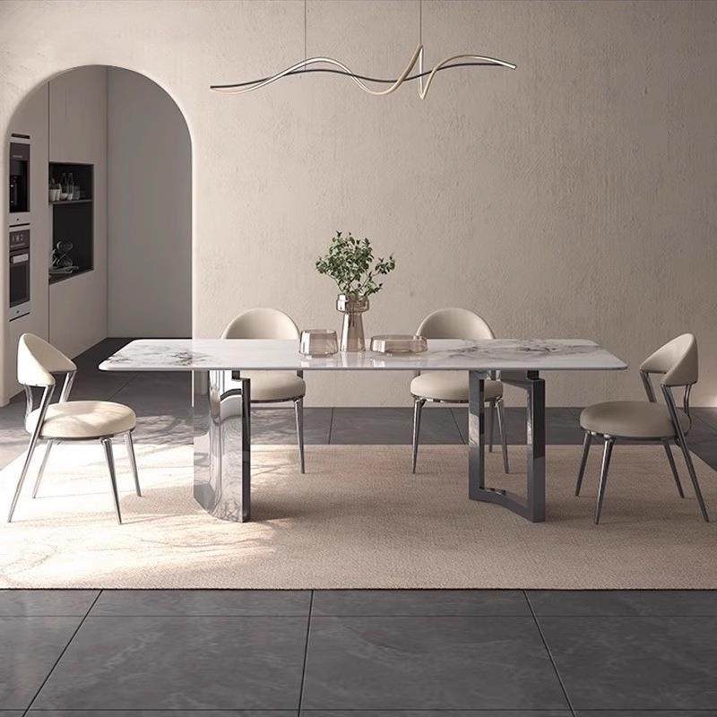 意式轻奢极简岩板餐桌椅组合现代简约家用小户型长方形不锈钢饭桌,鲜花速递/花卉仿真/绿植园艺,割草机/草坪机,淘宝优惠券,粉丝福利购,淘宝优惠卷