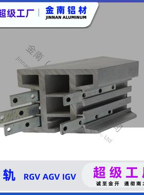 金南RGV地轨铝型材 可弯弧切角加工 90*120重型铝地轨型材