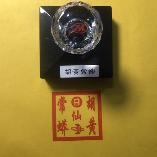 胡黄常蟒 印章 自出墨水单面印 光敏材质