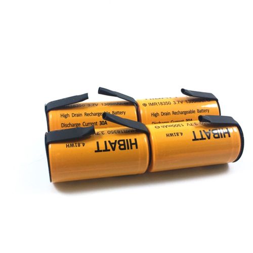 18350电池组 7.4V 11.1V 14.8V 1300mah 25C动力  可充电锂电池组