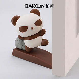 门挡器防撞可爱阻门器装饰阳台门门后固定器创意地面暴力熊摆件