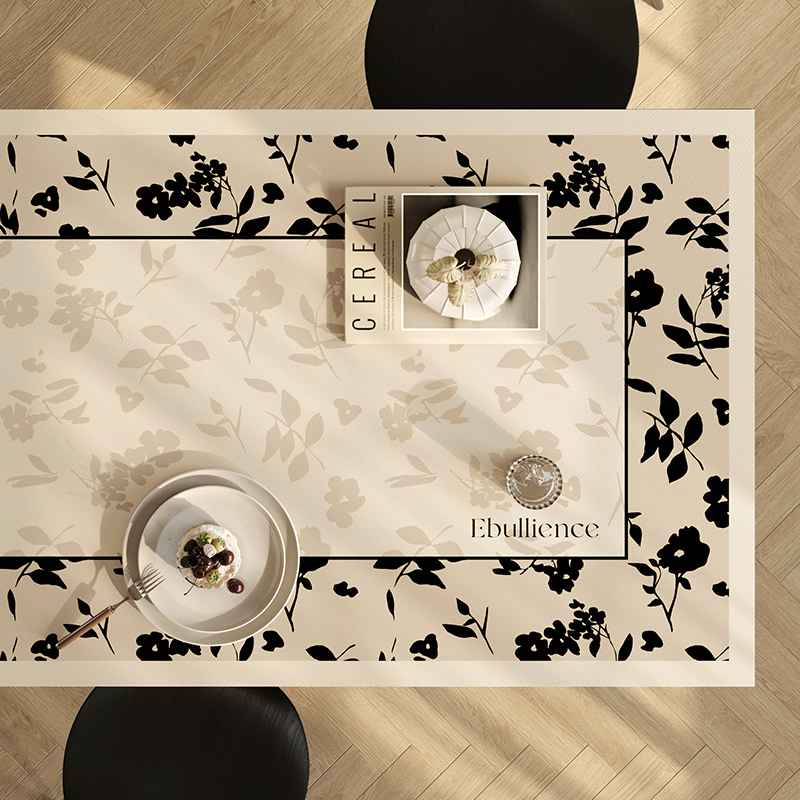 范店奥娜尔皮革桌垫防水防油免洗隔热餐桌壁纸防烫茶几垫子可裁剪