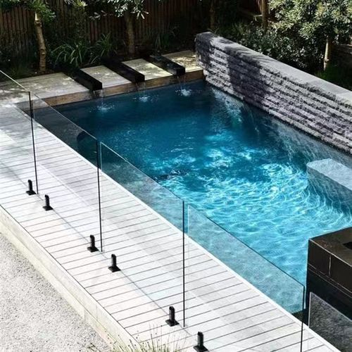 定制楼梯玻璃夹胶钢化玻璃隔断玻璃地簧门玻璃麻辣烫开孔玻璃