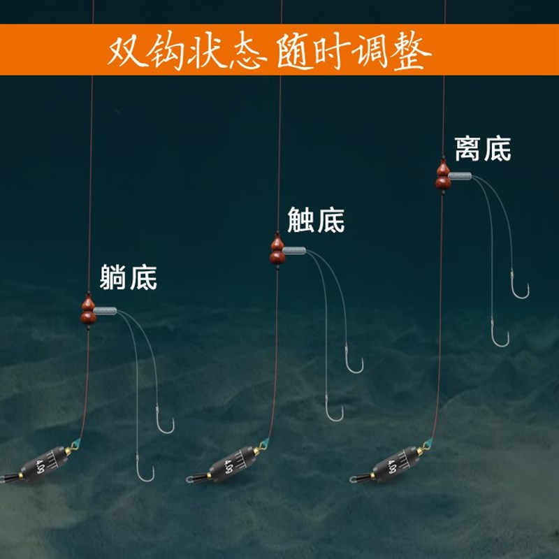 考青抗走水抗流水线组成品钓组鱼线主线绑好鲫鱼台钓钓鱼装配件