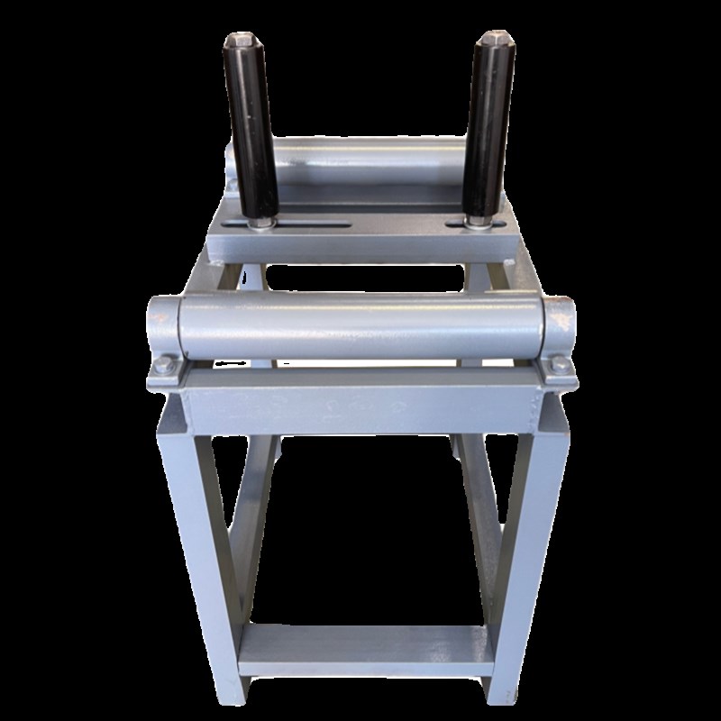 金属数控带锯床送料架辊轮托料架子滚筒送料架钢筋锯床上料架托辊