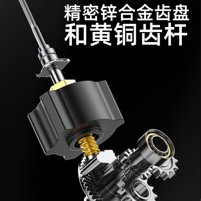 黑曜全金属纺车轮无间隙路亚鱼轮微物摇臂路滑漂海钓矶竿渔