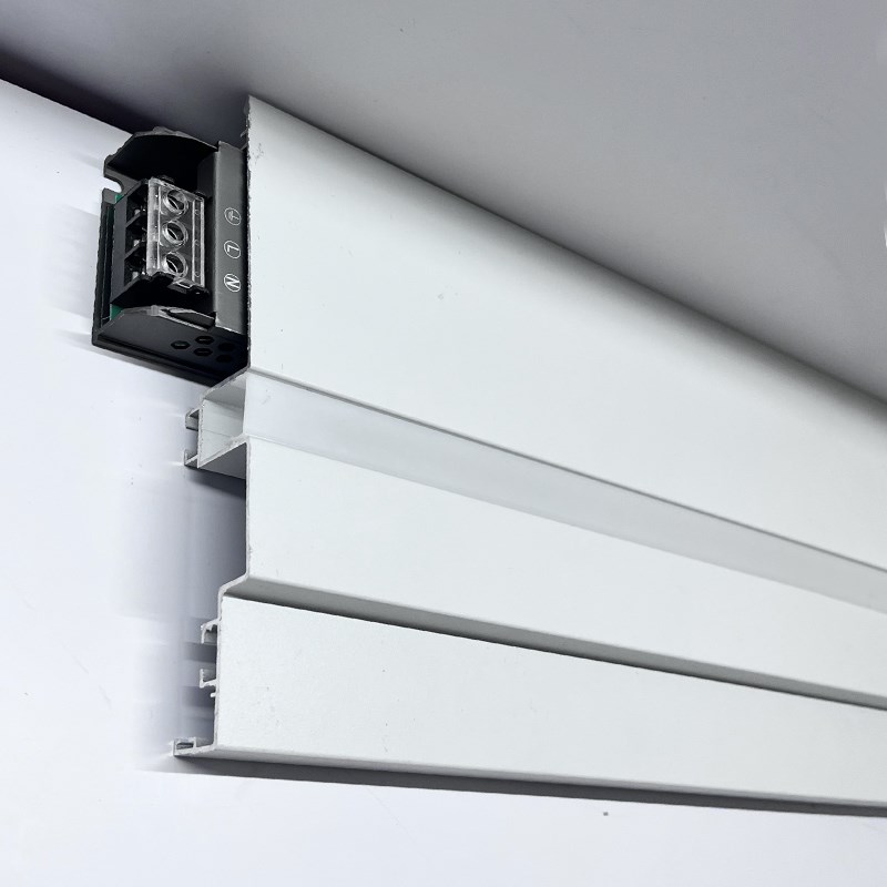 明装眼皮顶角线灯客厅大气免吊顶免开槽线性灯家用无主灯氛围灯