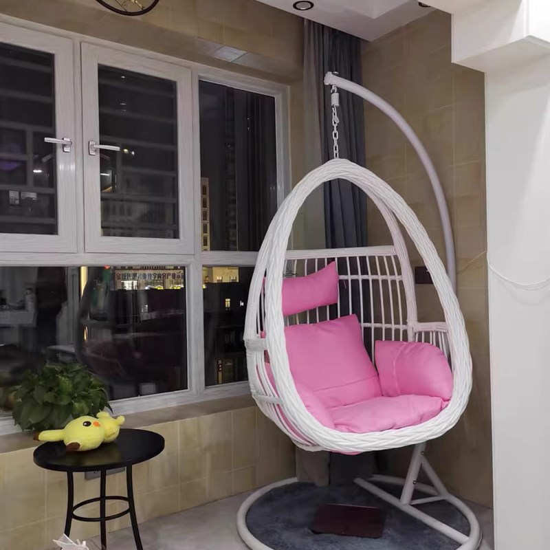 阳台吊篮藤椅懒人椅摇椅秋千摇篮椅庭院人吊椅室内吊牀家用吊兰