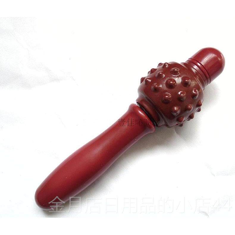 高档瑜伽棒磁疗棒单轮按摩穴棒敲筋 经络滚轮按棒部美容手点面动