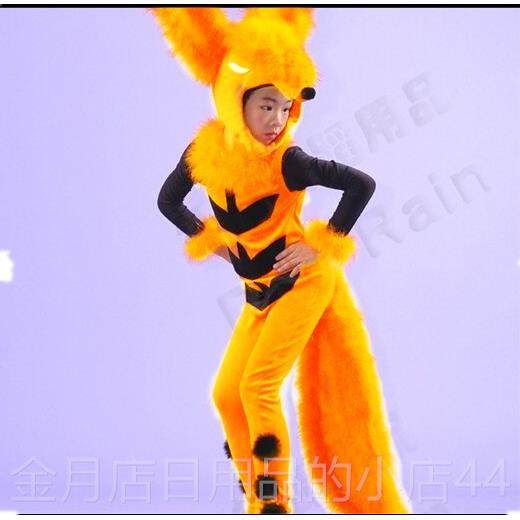 高档童小狐狸演出服小服兔通子舞蹈服中性卡造型表儿演饰动物服装,童装/婴儿装/亲子装,儿童演出服,淘宝优惠券,粉丝福利购,淘宝优惠卷