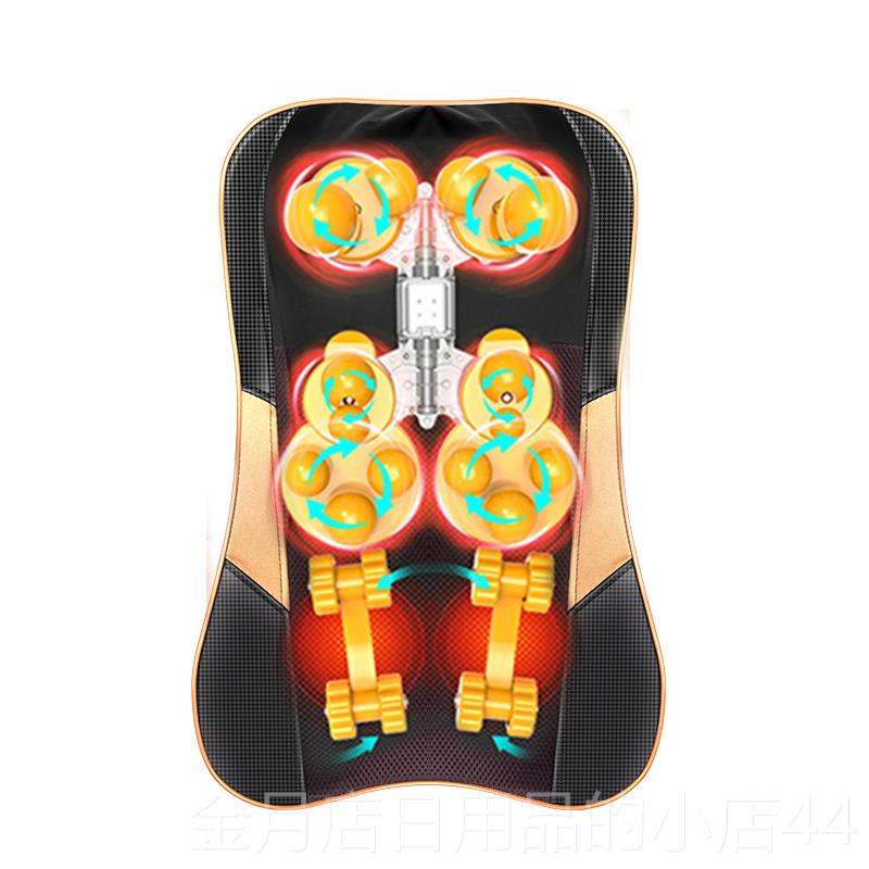 高档摩摩办公室背部腰部颈椎按器肩颈按摩家用电器动多功能全身按