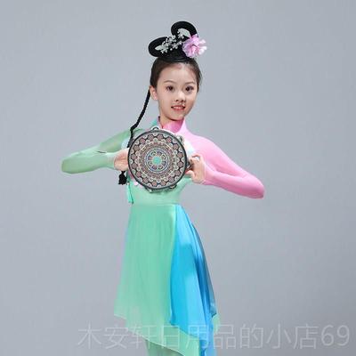 正品连扇歌月儿童古典舞表演服装轻妆集浓缩综合舞蹈服装秧歌服装