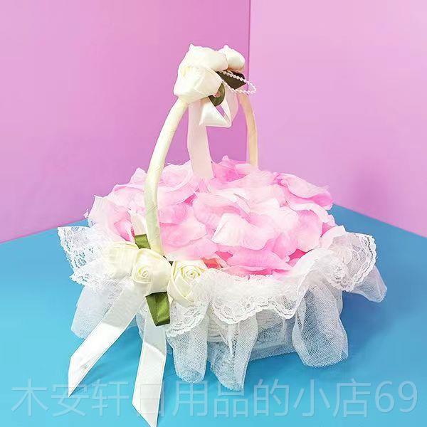 正品采花姑娘演出蝶服新款儿服童汉花篮表舞蹈道具国风胭脂妆彩演图片