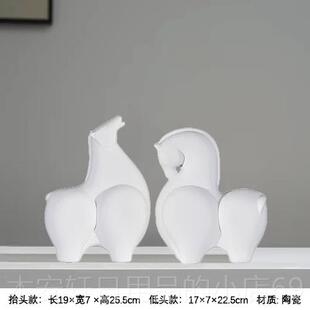 正品摆新中档式件高轻奢客厅酒柜电视柜茶室博古办公室软装架饰品