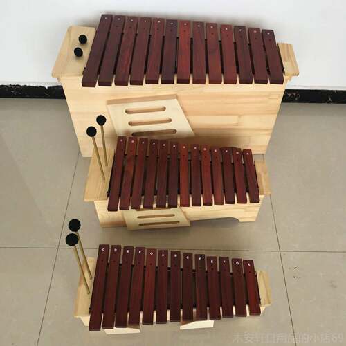 正品奥琴尔夫打击乐器13音箱式敲铝板高儿中低音红木木琴童老师用