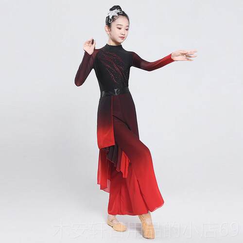 正品儿童王典舞荷花奖溯跃抬龙古王九州同演歌出服女飘逸象行秧扇