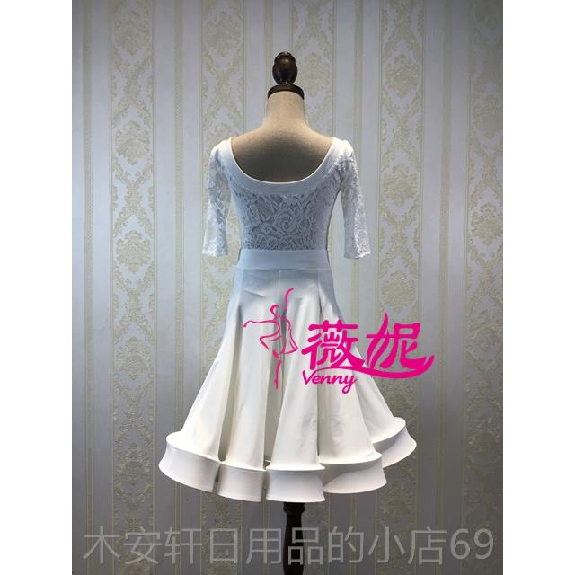 正品ven妮拉丁舞比薇赛服专业女童演n出定制规定服舞裙y拉丁标准