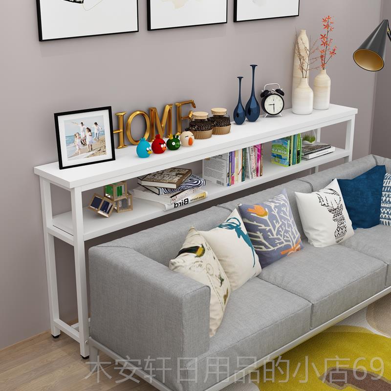 正品沙发多置物架夹缝层长条客厅靠后墙木床头床尾窄边实缝隙超窄