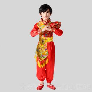 正品儿盛世腾出服女孩中国风开场喜庆打鼓服幼儿欢腰鼓舞演蹈童表