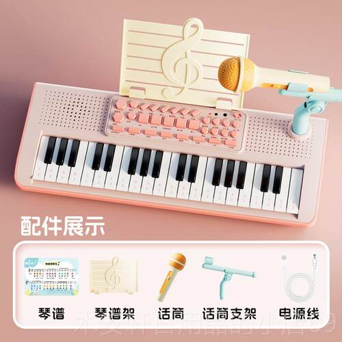 正品乐同仔电育子键盘儿童钢琴初学者入门级电子多教可音乐玩具功