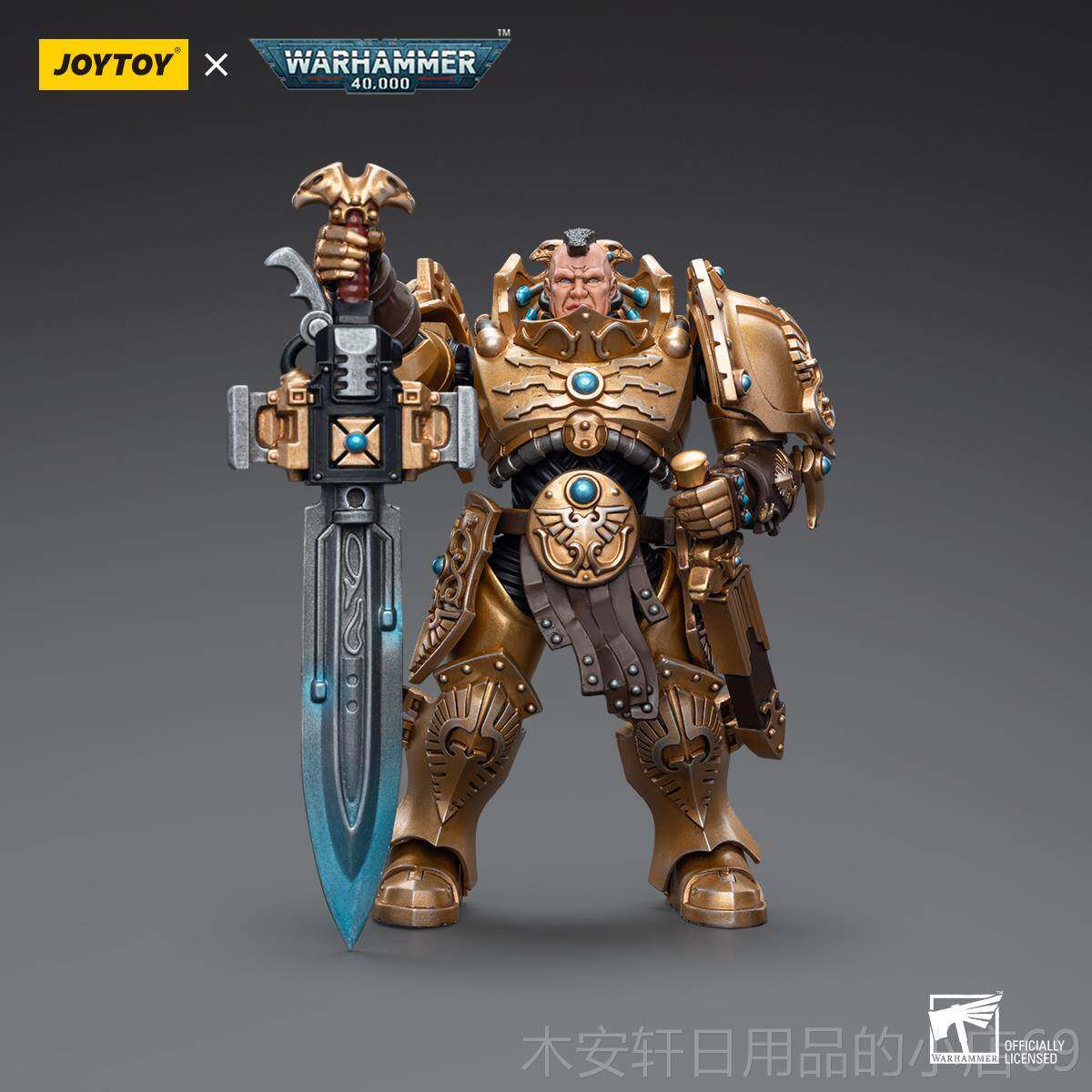 正品OYTOY暗源战锤黑暗天狮王基因J使原体大导师可兵人动模型玩具图片