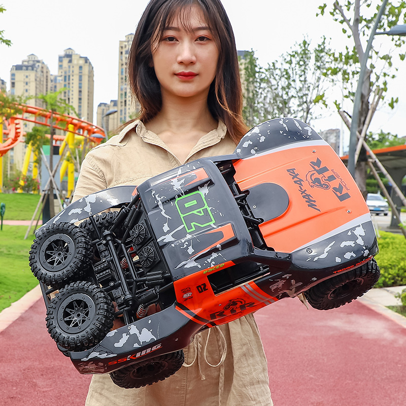 超大儿童遥控汽车四驱充电动高速攀爬赛车水陆两栖越野车玩具男孩