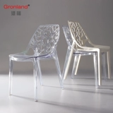 Ganglong модный прозрачный обеденный стул акриловый стул для отеля пластиковый креативный стул скандинавский креативный художественный стиль стул