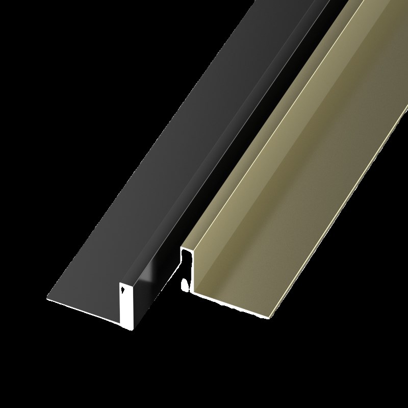 铝合金L型瓷砖封边条地砖收口条大理石分割装饰条极窄金属装饰条