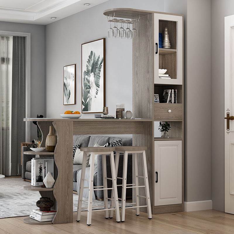 吧台隔断柜家用酒柜现代简约小吧台桌阳台柜子客厅餐厅玄关柜屏风