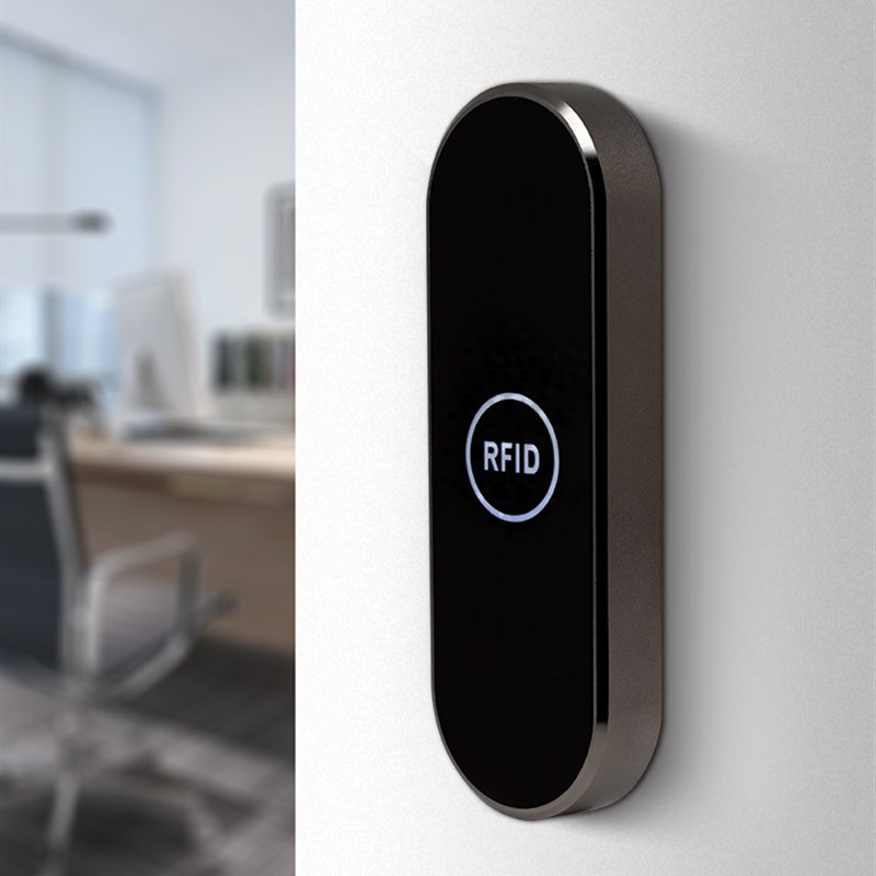 IDIC门禁读卡器RS85金属防水刷卡器RS232读卡头WG2/3门禁读头