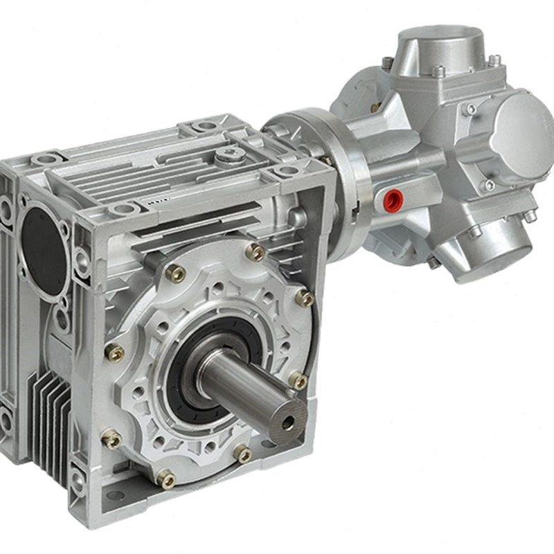 防z爆气动减速蜗达大矩q扭低转速齿轮蜗轮马杆可配多速比减速机