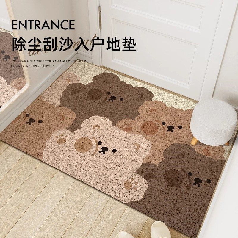 新款入户门法式丝圈地垫门垫进门门口玄关除尘门外高级感耐脏地毯