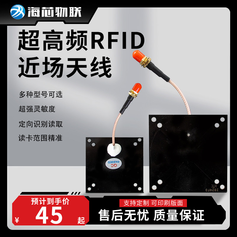 RFID天线超高频近场天线多通道读写器天线圆极化近距离阅读器天线图片