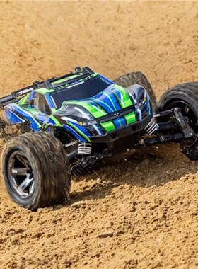 TRAXXAS 1/10 Rustler四驱无刷低底盘无夹车壳电动遥控车#67376-4