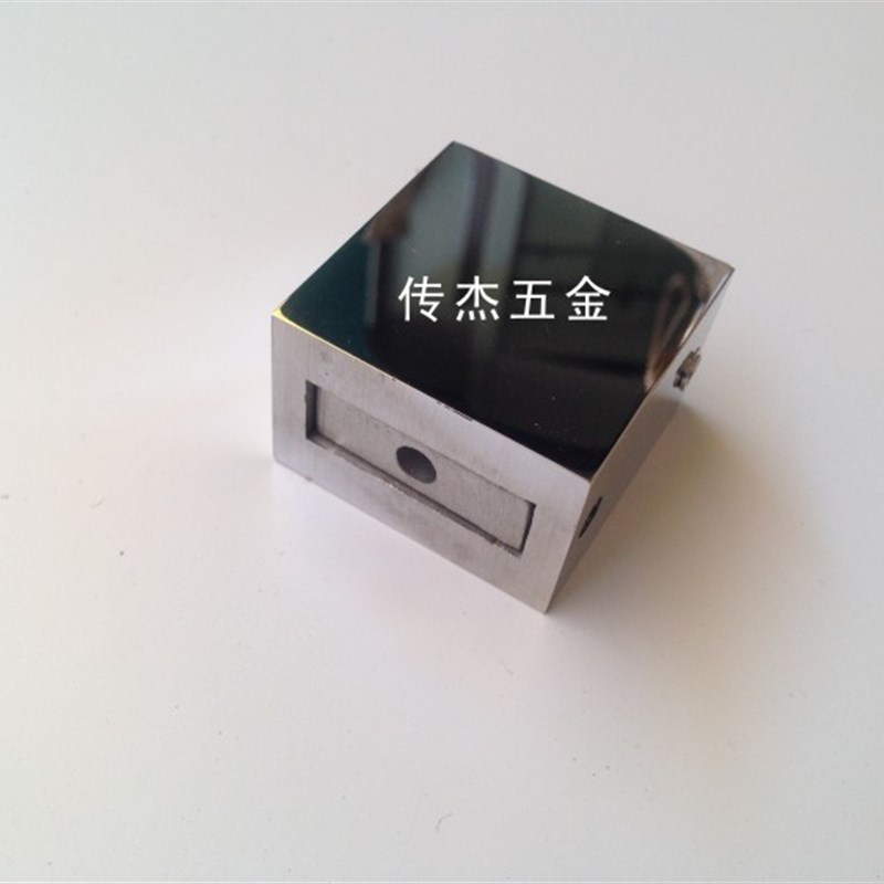 精铸30不锈钢30*15mm方管拉杆配件/淋浴房固定防摇摆固定玻璃夹