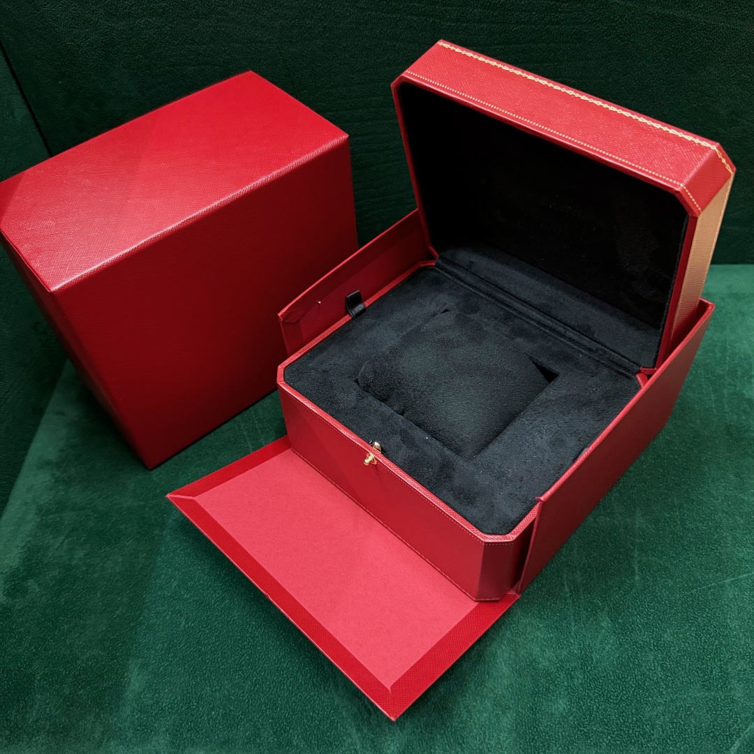 高档红色纸盒翻盖式手表收纳礼盒