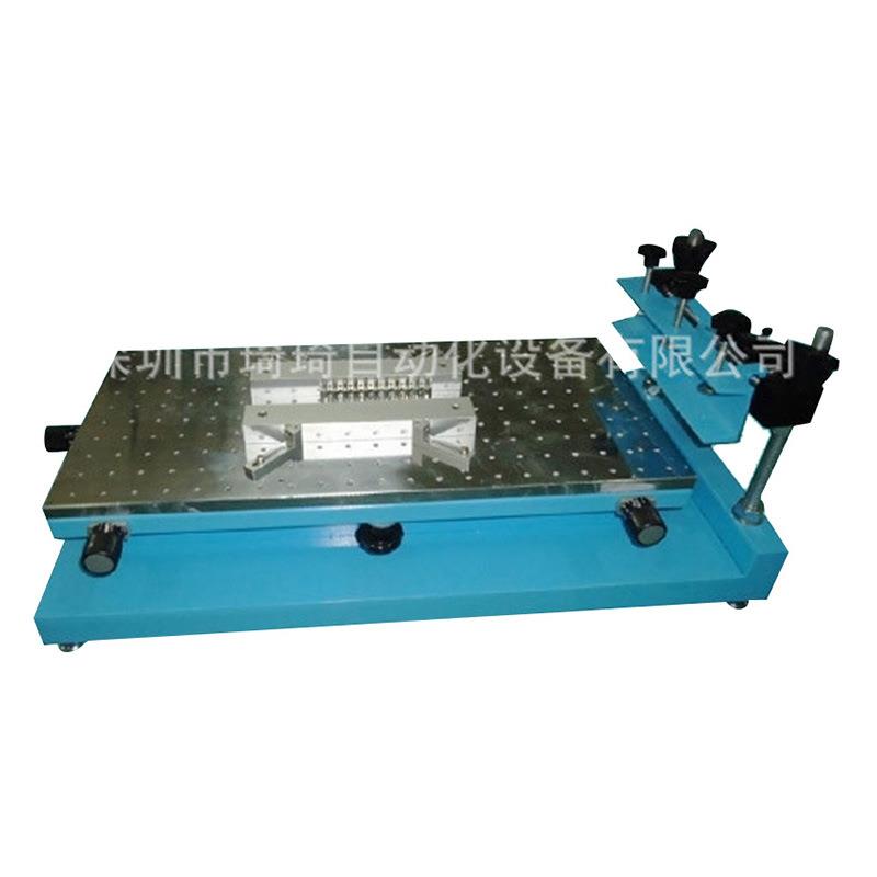 自动化 手动精密型锡膏印刷台 LED灯条精密型手动印刷台厂家