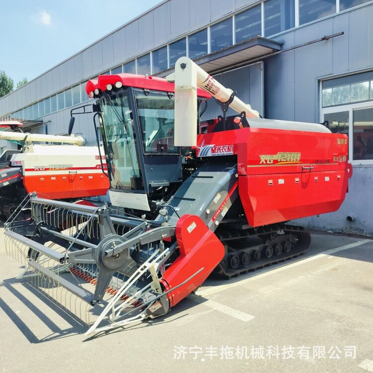 星光至胜1288大型水稻收割机全喂入式履带高炮卸粮大豆小麦收割机
