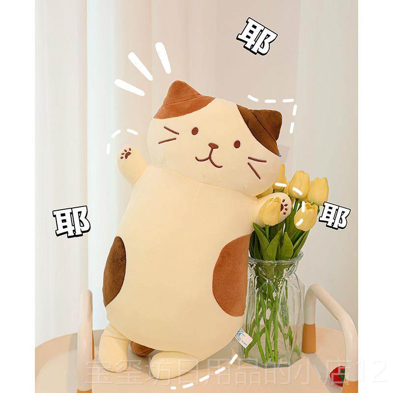 高档饼干枕猫咪垫靠超柔软布娃娃抱公仔沙发上女孩卧室摆件毛绒床,玩具/童车/益智/积木/模型,毛绒/玩偶/公仔/布艺类玩具,淘宝优惠券,粉丝福利购,淘宝优惠卷