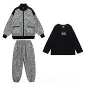 高档街舞童潮服男童嘻哈幻彩反光套装 表演服演幼走秀架子儿鼓儿出