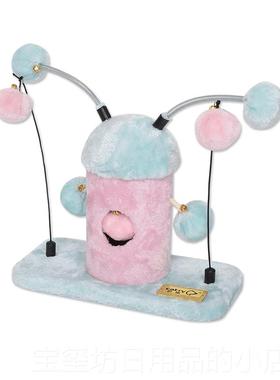 高档CATR凯瑞猫爬架猫玩具猫弹彷簧吊球机器人真玩具猫咪幼通用玩