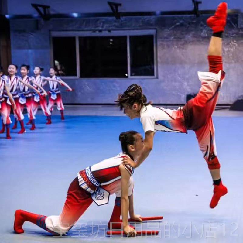 高档道小荷风采幼儿童演出服舞蹈表民族英歌英歌声舞声演出服木棒,童装/婴儿装/亲子装,儿童演出服,淘宝优惠券,粉丝福利购,淘宝优惠卷