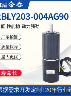 厂家供应42BLY203-004AG90直流无刷减速调速电机24V25W大扭矩电机