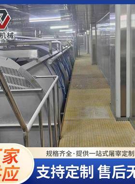 禽类立式自动脱毛机大型淘汰蛋鸡屠宰设备时宰1000只肉鸡生产线