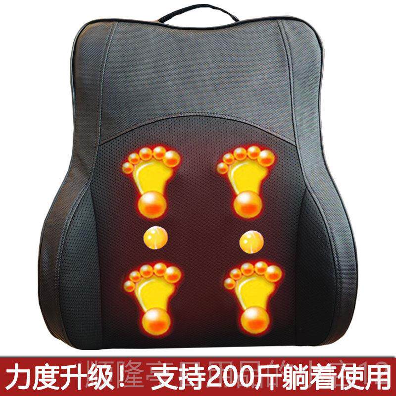 正品大力度腰家按摩器背痛部腰部颈椎腰椎脊部椎全身用腰疼躺平加